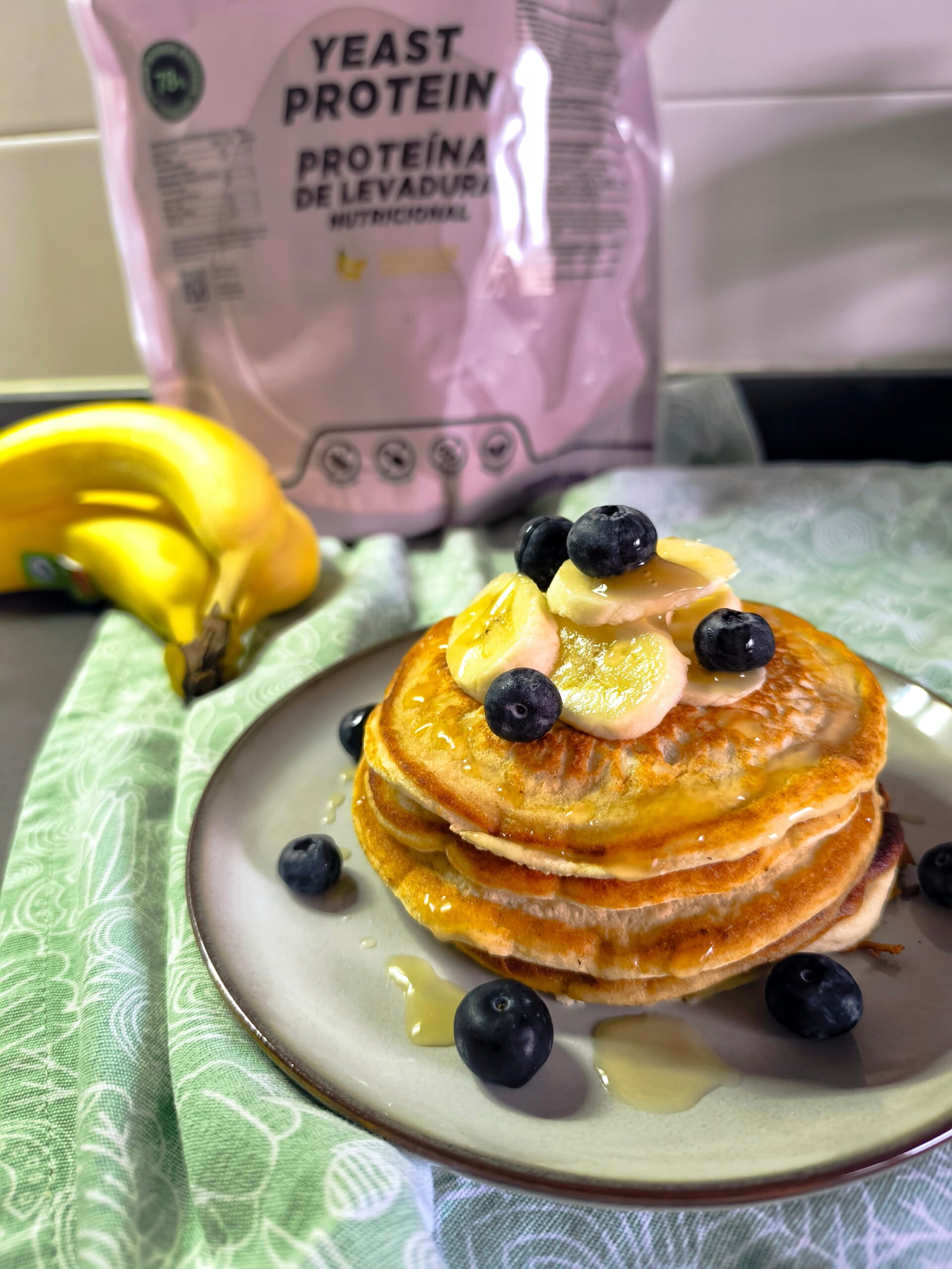 Pancakes Proteicos de Banana